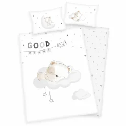 Herding Bettwäsche (Baby/ Kinder) weißgrau