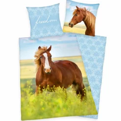 Herding Renforce-Bettwäsche "Pferde" mehrfarbig