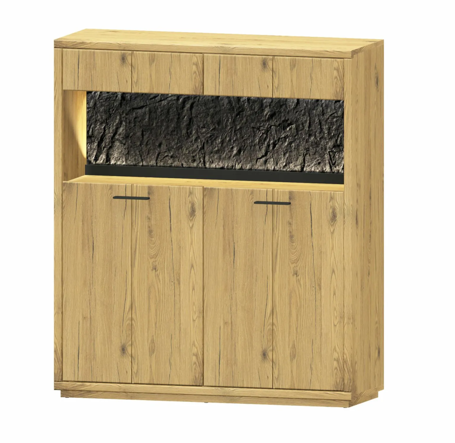 Highboard braun