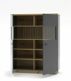 Highboard grau