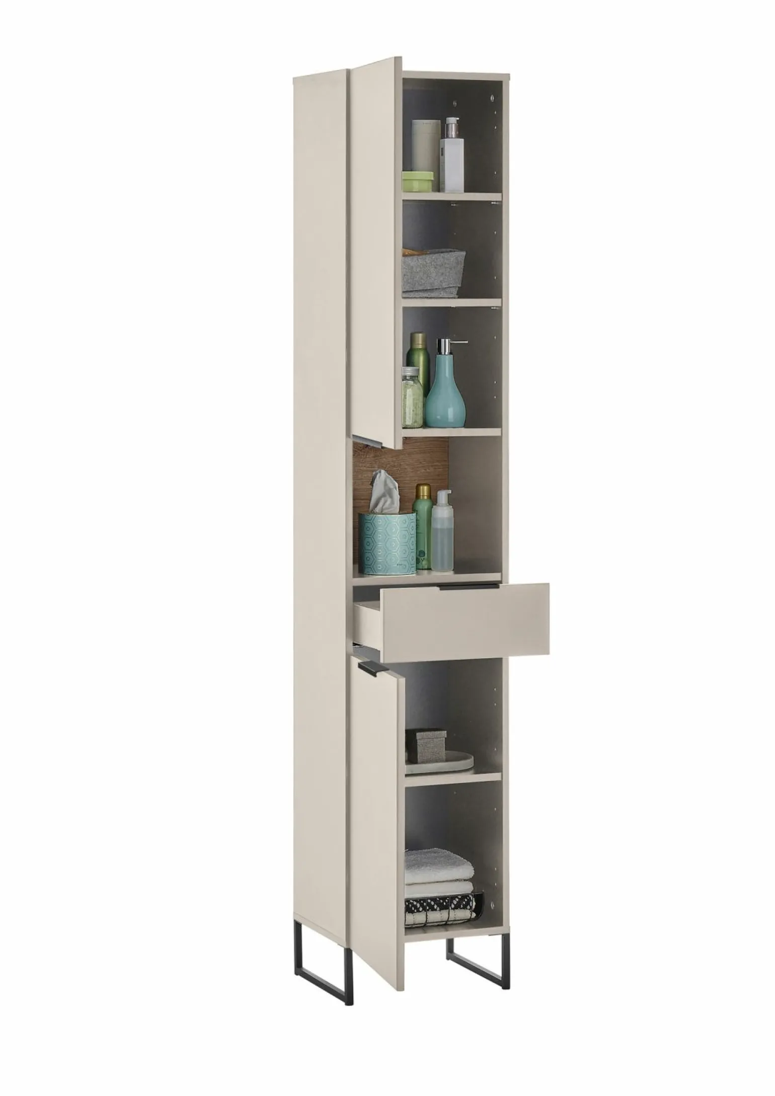 Hochschrank beige