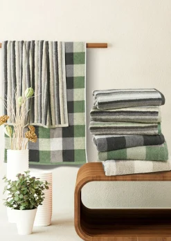 Inspiration Home Badetuch grün