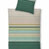 Inspiration Home Flanell-Bettwäsche grün