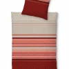 Inspiration Home Flanell-Bettwäsche rot