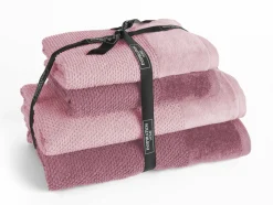 Inspiration Home Frottierset 4er Pack pink
