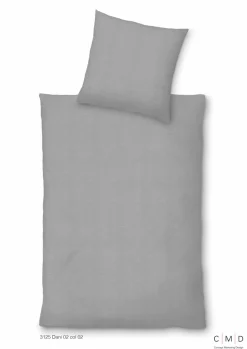 Inspiration Home Renforce-Bettwäsche silberfarben