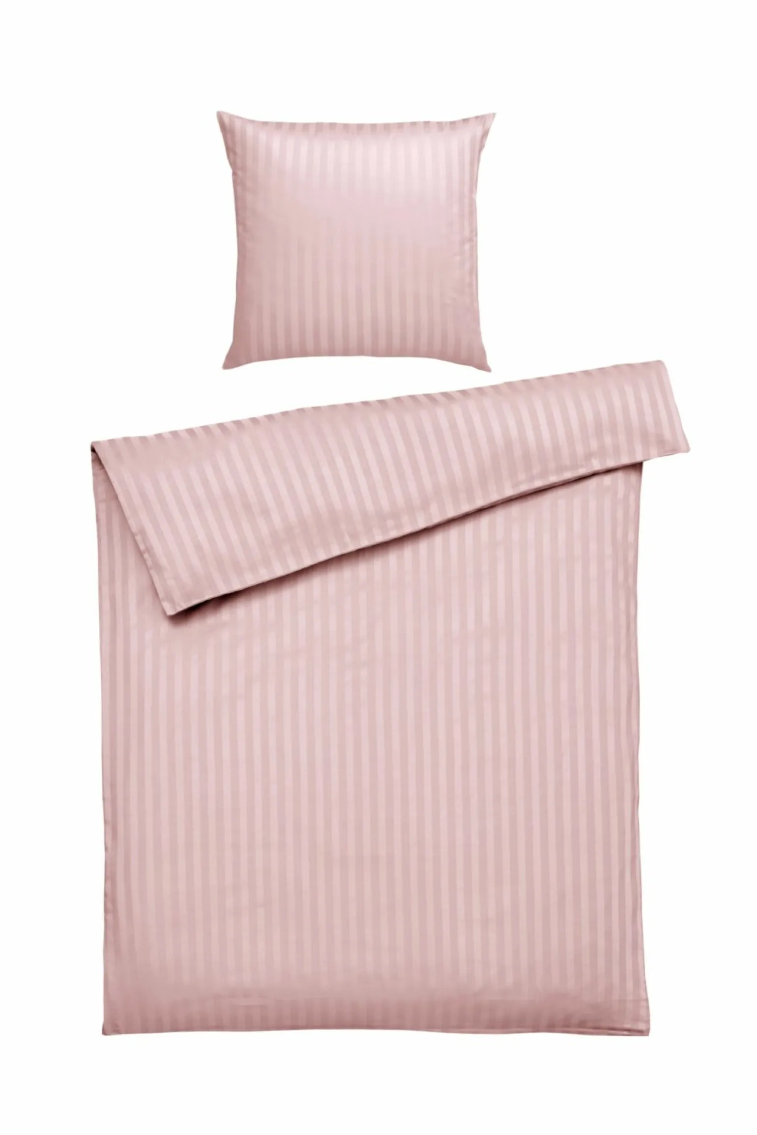 Inspiration Home Satin-Bettwäsche pink