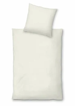 Inspiration Home Satin-Bettwäsche beige