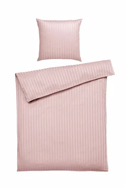 Inspiration Home Satin-Bettwäsche pink