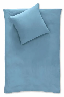 Inter Tropic Musselin Bettwäsche blau