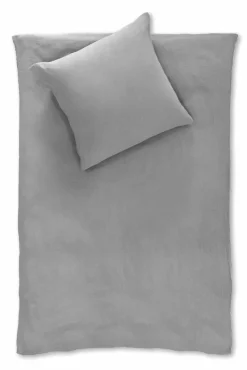 Inter Tropic Musselin Bettwäsche silberfarben