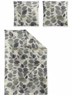 Irisette Biber-Bettwäsche grün