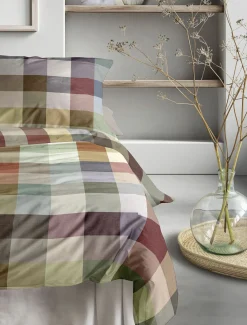 Irisette Biber-Bettwäsche mehrfarbig