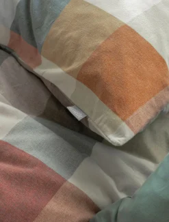 Irisette Biber-Bettwäsche mehrfarbig