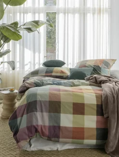 Irisette Biber-Bettwäsche mehrfarbig