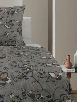 Irisette Biber-Bettwäsche mehrfarbig