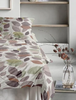 Irisette Biber-Bettwäsche orange