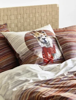 Irisette Biber-Bettwäsche rot