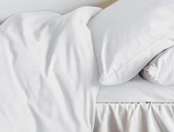 Irisette Biber-Bettwäsche silberfarben