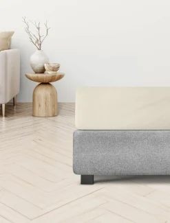 Irisette Jersey-Betttuch braun