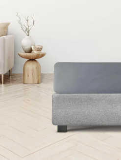 Irisette Jersey-Betttuch silberfarben