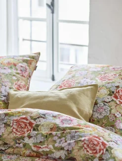 Irisette Mako-Satin-Bettwäsche grün