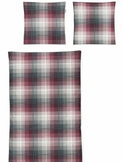 Irisette Mako-Satin-Bettwäsche blau