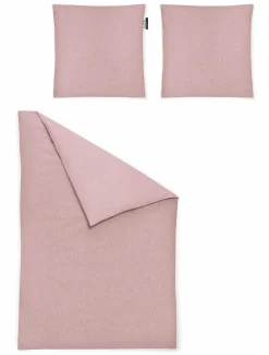 Irisette Mako-Satin-Bettwäsche pink