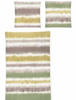 Irisette Mako-Satin-Bettwäsche gelb