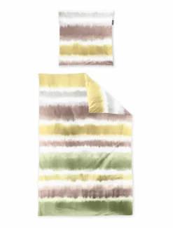 Irisette Mako-Satin-Bettwäsche gelb