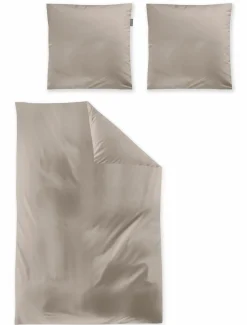 Irisette Satin-Bettwäsche braun