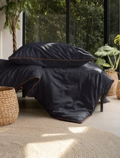 Irisette Satin-Bettwäsche blau