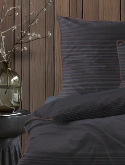 Irisette Satin-Bettwäsche blau