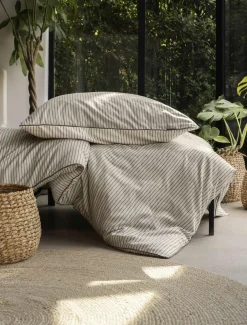 Irisette Satin-Bettwäsche braun