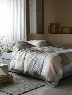 Irisette Satin-Bettwäsche braun