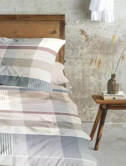 Irisette Satin-Bettwäsche braun