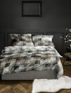 Irisette Satin-Bettwäsche braun