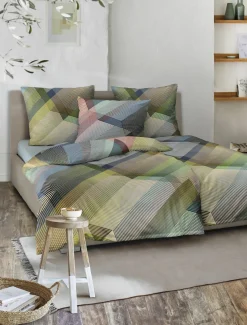 Irisette Satin-Bettwäsche mehrfarbig