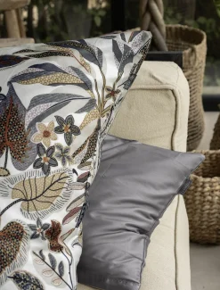 Irisette Satin-Bettwäsche silberfarben