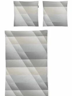 Irisette Satin-Bettwäsche silberfarben