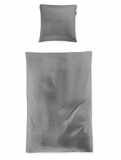 Irisette Satin-Bettwäsche silberfarben