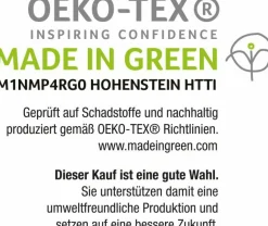 Irisette Seersucker-Bettwäsche grün