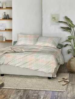 Irisette Seersucker-Bettwäsche mehrfarbig