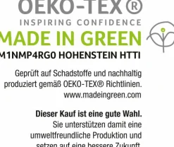 Irisette Seersucker-Bettwäsche grün