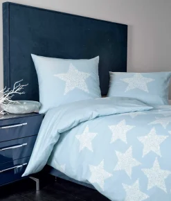 Janine Biber-Bettwäsche blau