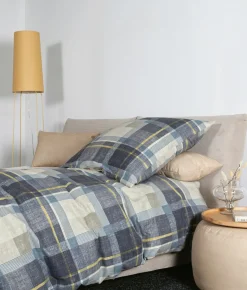 Janine Biber-Bettwäsche blau