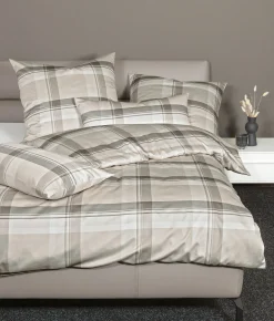 Janine Interlock-Jersey-Bettwäsche braun