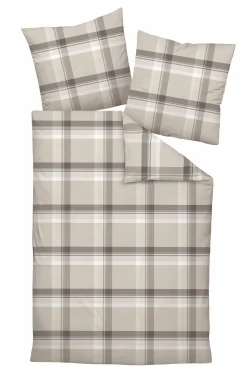 Janine Interlock-Jersey-Bettwäsche braun