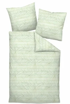 Janine Interlock-Jersey-Bettwäsche grün