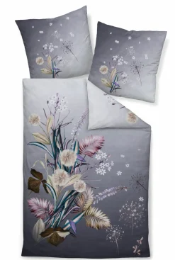 Janine Mako-Satin-Bettwäsche violett